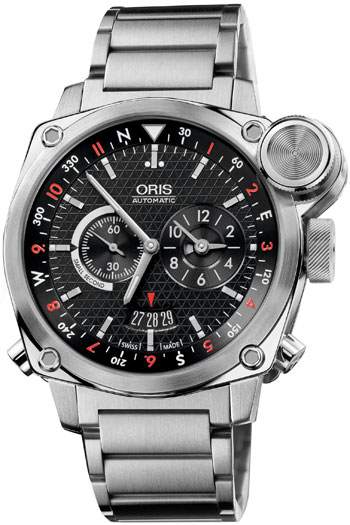 Oris Aviation Watches Mens Black Self winding Automatic 69076154154MB Watch