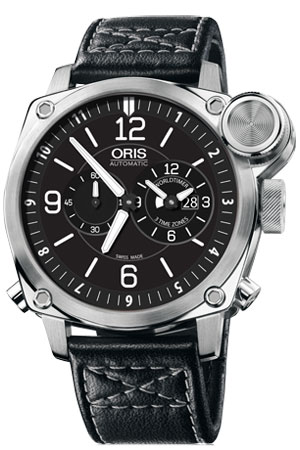 Oris Aviation Watches Mens Black Self winding Automatic 69076154164LS Watch