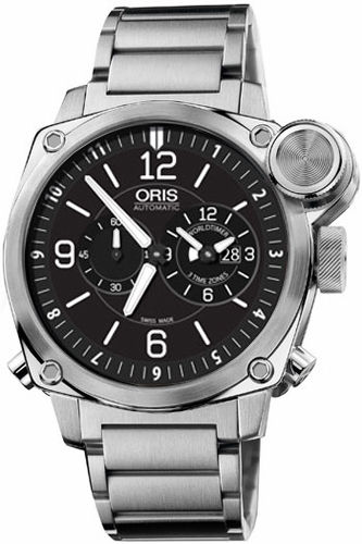 Oris Aviation Watches Mens Black Self winding Automatic 69076154164MB Watch