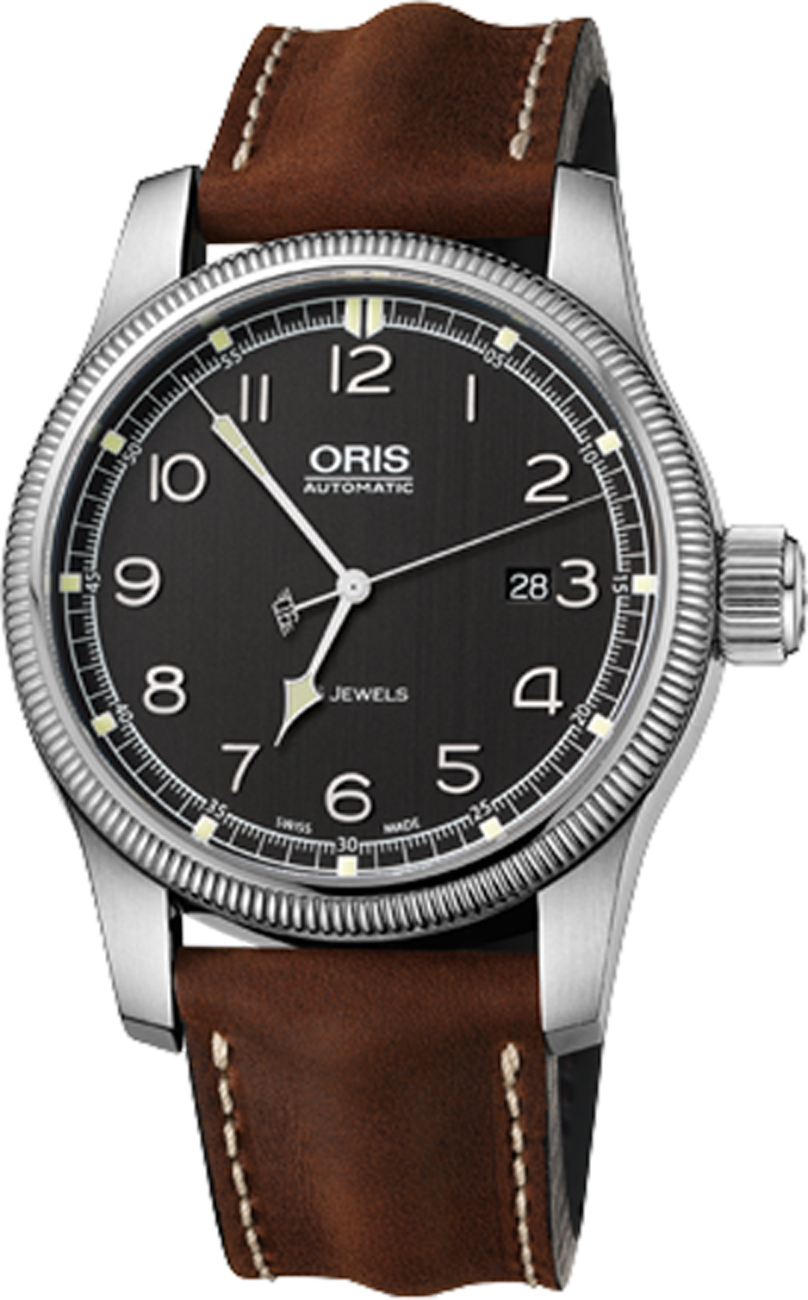 Oris Aviation Watches Mens Black Self winding Automatic 73376694084LS Watch
