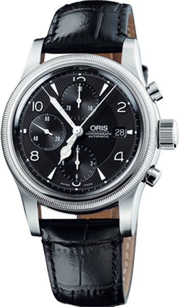 Oris Aviation Watches Mens Black Self winding Automatic 67475674064LS Watch