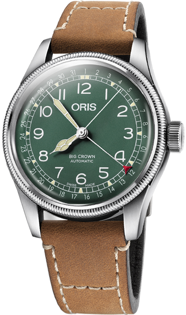 Oris Aviation Watches Mens Green Self winding Automatic 75477414087LS Watch