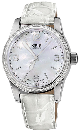 Oris Aviation Watches Ladies Pearl White Self winding Automatic 73376494966LS-WHT Watch