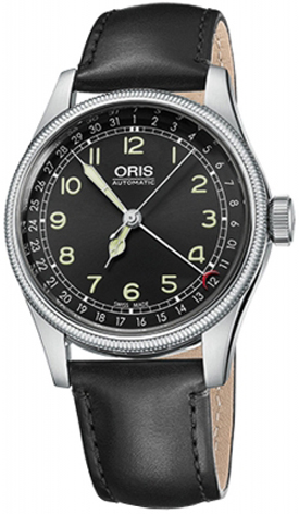 Oris Aviation Watches Mens Black Self Winding Automatic 75476964064LS Watch