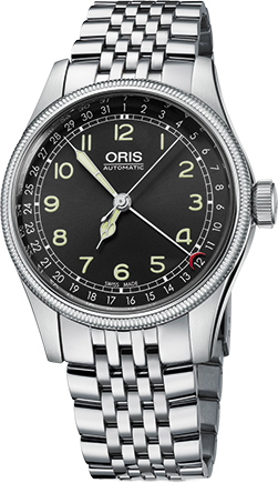 Oris Aviation Watches Mens Black Self Winding Automatic 75476964064MB Watch