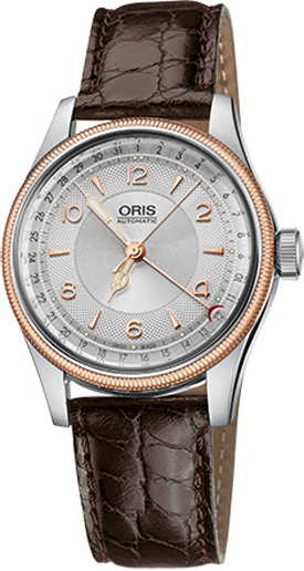 Oris Aviation Watches Mens Silver Self Winding Automatic 75476964361LS Watch