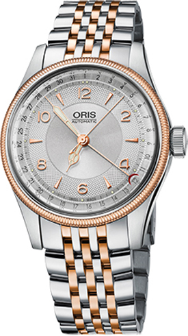 Oris Aviation Watches Mens Silver Self Winding Automatic 75476964361MB Watch
