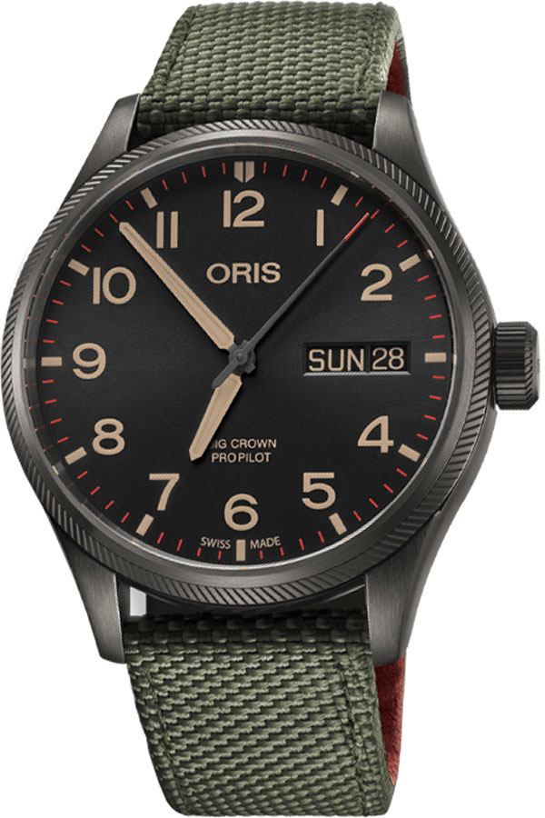 Oris Limited Editions Watches Mens Black Self winding Automatic 75276984274FS Watch