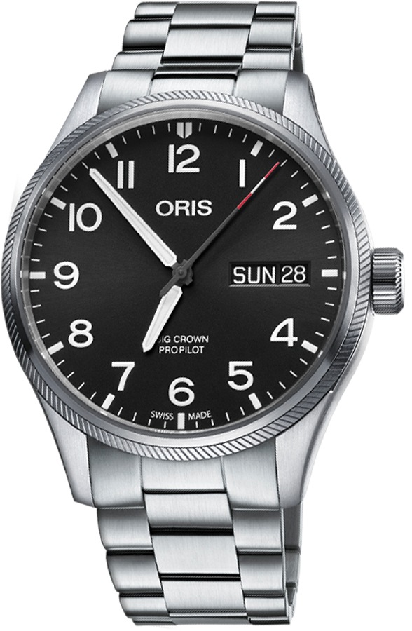 Oris Aviation Watches Mens Black Self winding Automatic 75276984194MB Watch