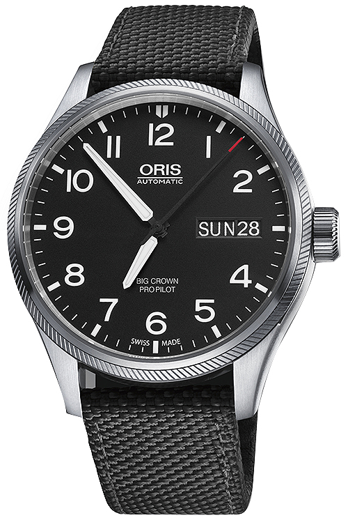 Oris Aviation Watches Mens Black Self winding Automatic 75276984164FS-BLACK Watch