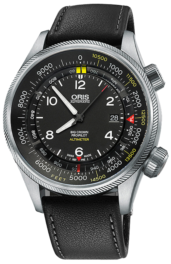Oris Aviation Watches Black Self winding Automatic 73377054134LS Watch