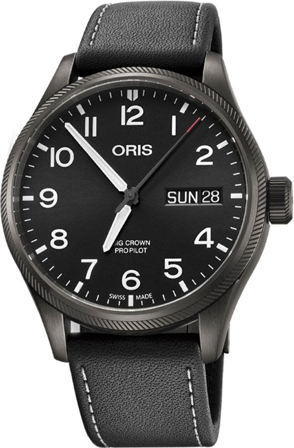 Oris Aviation Watches Mens Black Self winding Automatic 75276984264LS Watch