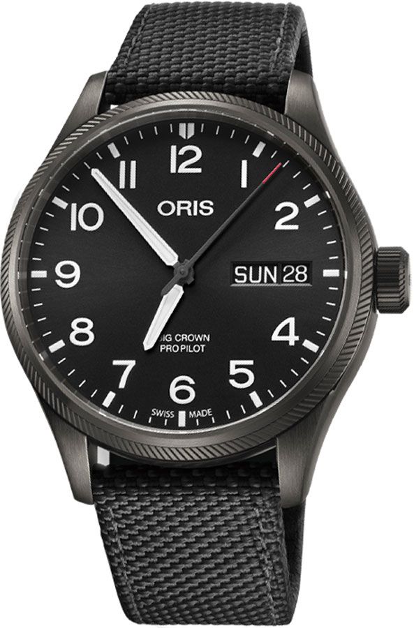 Oris Aviation Watches Mens Black Self winding Automatic 75276984264FS Watch