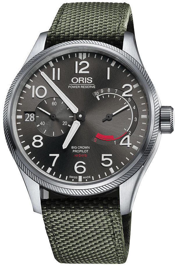 Oris Aviation Watches Mens Grey Self winding Automatic 11177114163FS Watch