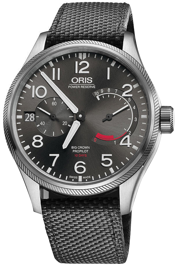 Oris Aviation Watches Mens Grey Manual Winding 11177114163FS-GREY Watch