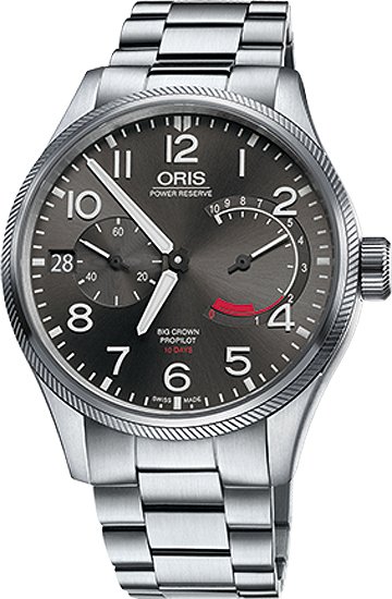 Oris Aviation Watches Mens Grey Self winding Automatic 11177114163MB Watch
