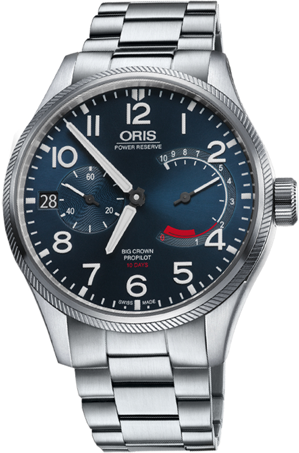 Oris Aviation Watches Mens Blue Manual Winding 11177114165MB Watch