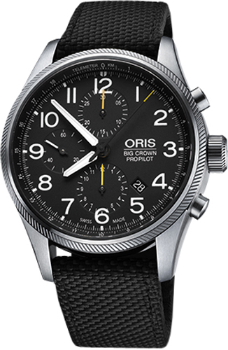 Oris Aviation Watches Mens Black Self winding Automatic 77476994134FS-BLACK Watch