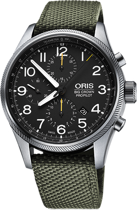 Oris Aviation Watches Mens Black Self winding Automatic 77476994134FS Watch