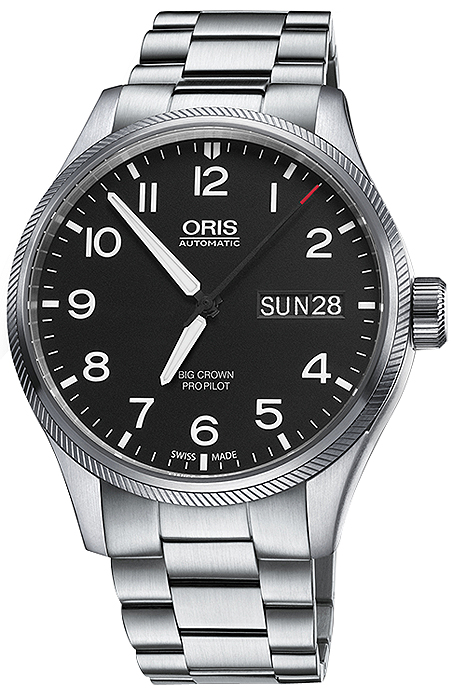 Oris Aviation Watches Mens Black Self winding Automatic 75276984164MB Watch