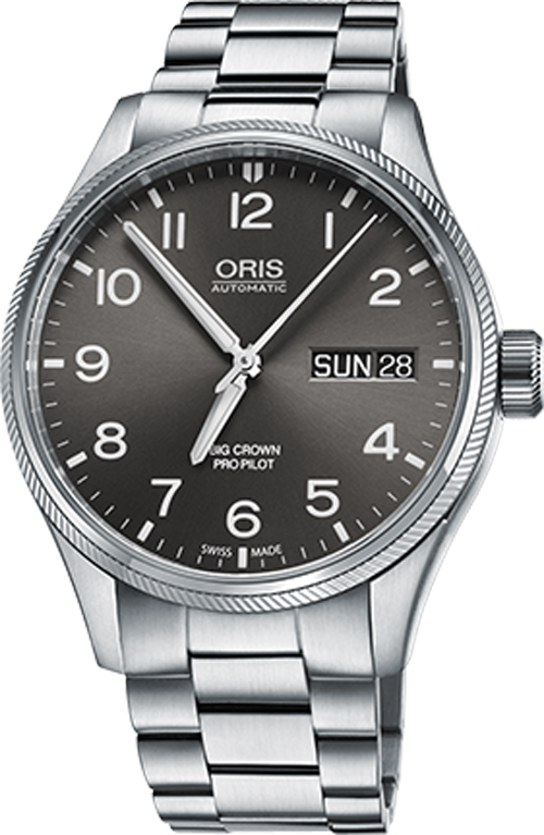 Oris Aviation Watches Mens Grey Self winding Automatic 75276984063MB Watch