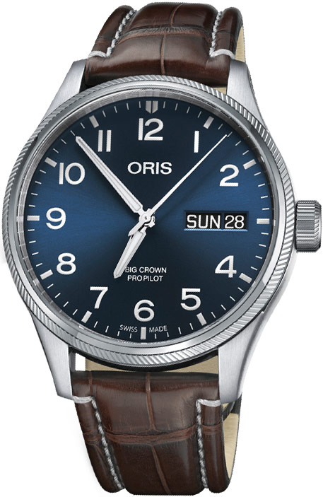 Oris Aviation Watches Mens Blue Self winding Automatic 75276984065LS Watch