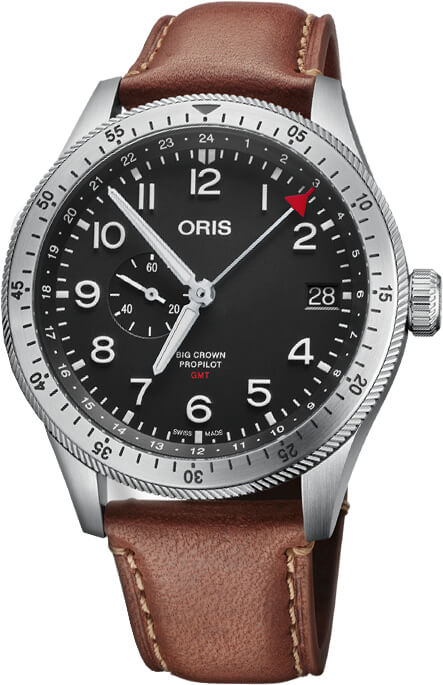 Oris Aviation Watches Mens Black Self winding Automatic 74877564064LS Watch