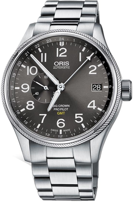 Oris Aviation Watches Mens Grey Self winding Automatic 74877104063MB Watch
