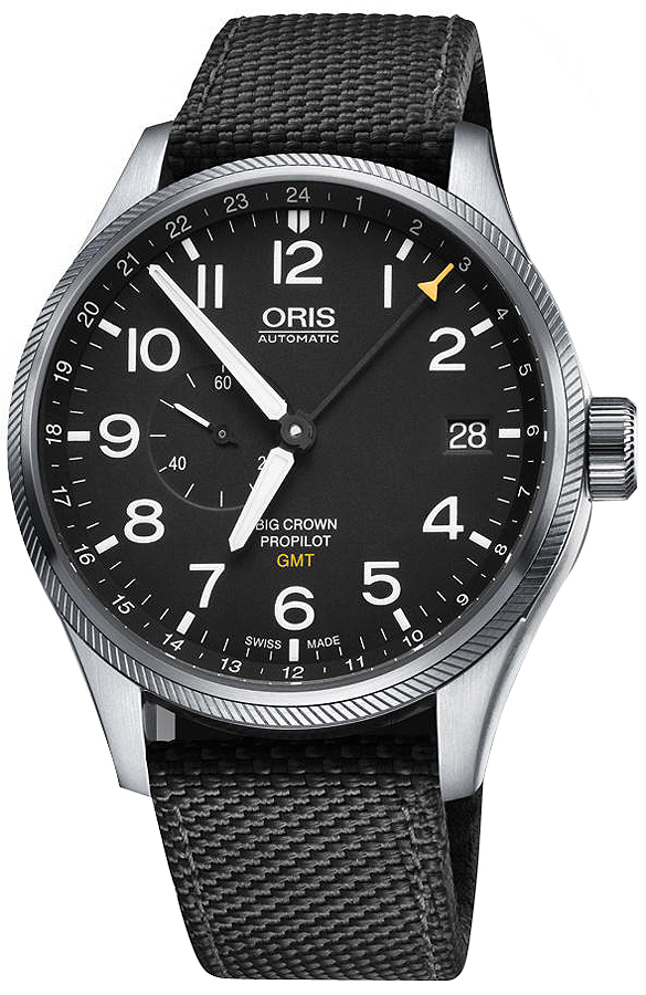 Oris Aviation Watches Mens Black Self winding Automatic 74877104164FS Watch