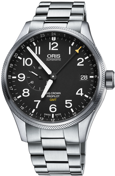 Oris Aviation Watches Mens Black Self winding Automatic 74877104164MB Watch