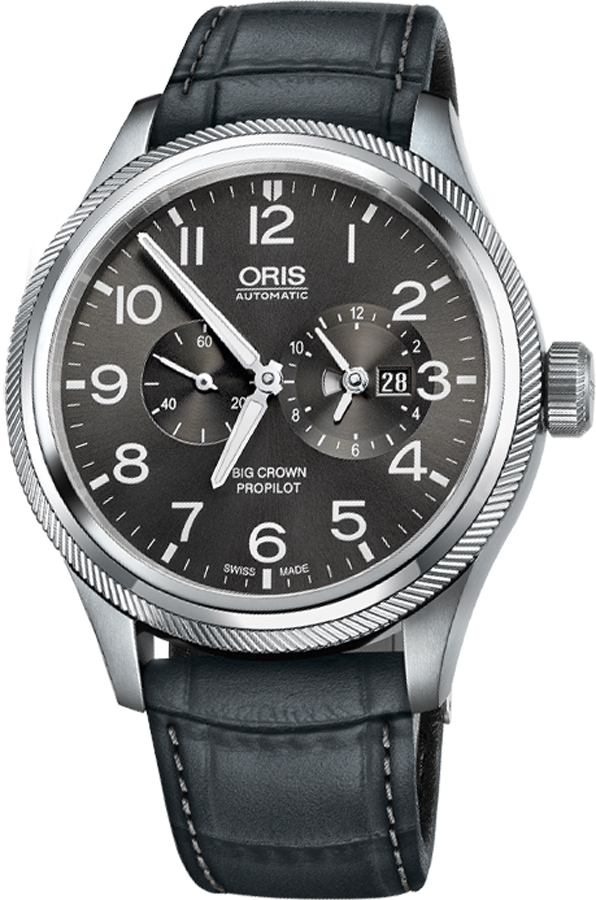Oris Aviation Watches Mens Grey Self winding Automatic 69077354063LS-GREY Watch