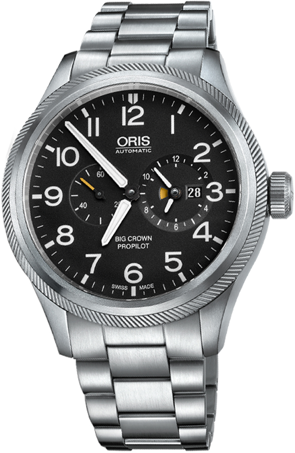 Oris Aviation Watches Mens Black Self winding Automatic 69077354164MB Watch