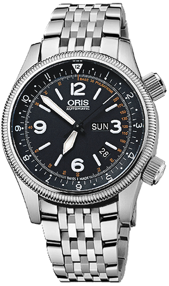 Oris Aviation Watches Mens Black Self winding Automatic 73576724084MB Watch