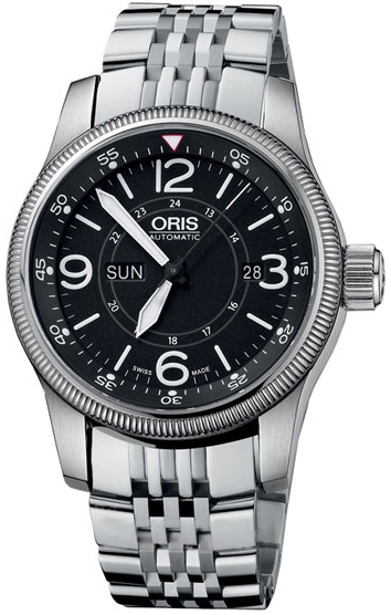 Oris Aviation Watches Mens Black Self winding Automatic 73576604064MB Watch