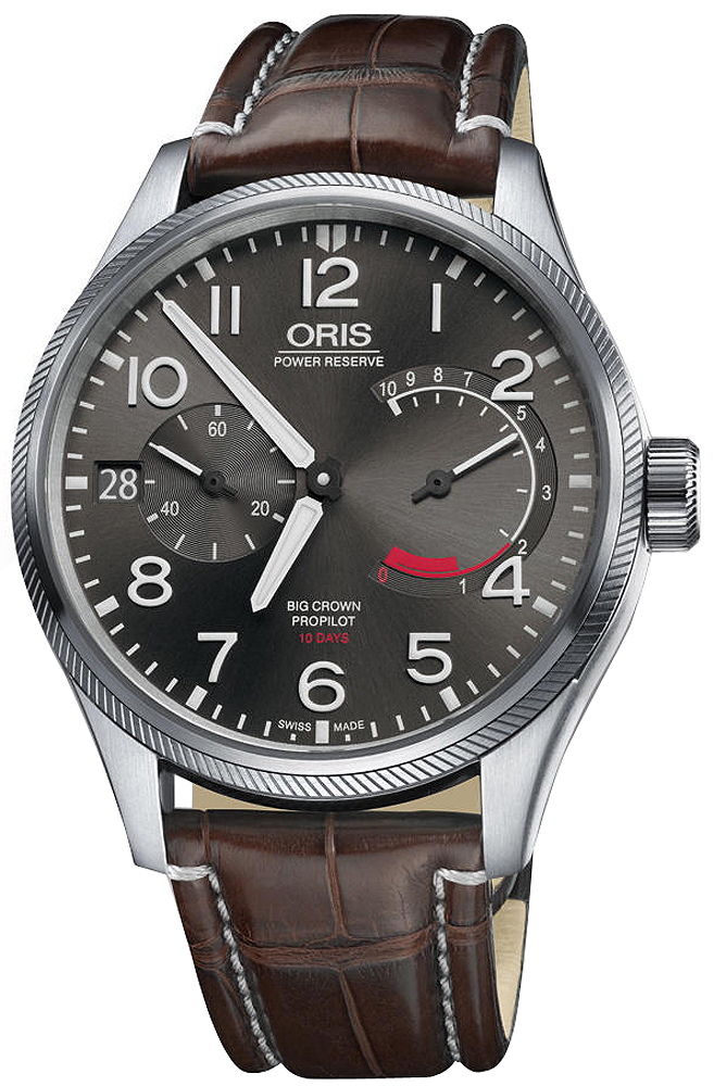 Oris Aviation Watches Mens Grey Manual Winding 11177114163LS Watch