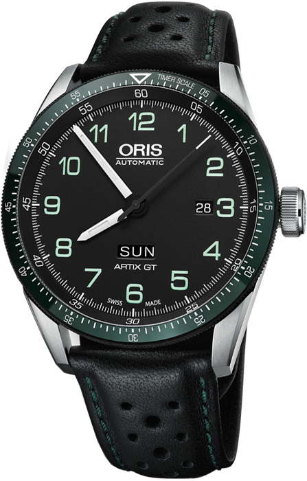 Oris Motor Sport Watches Mens Black Self winding Automatic 73577064494LS Watch