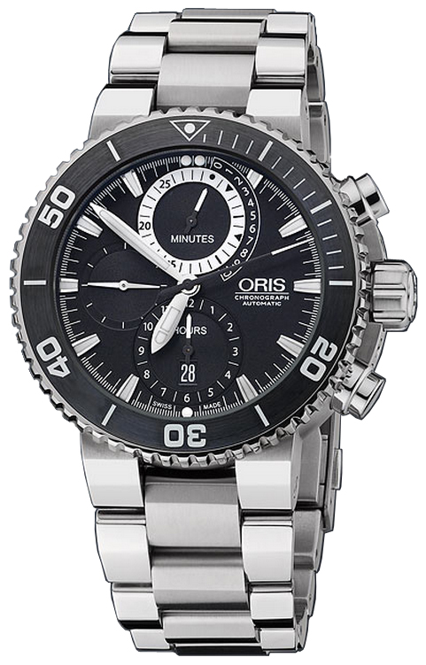 Oris Diving Watches Mens Black Self winding Automatic 67476557184MB-RS Watch
