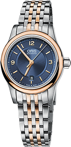 Oris Culture Watches Ladies Blue Self winding Automatic 56176504335MB Watch