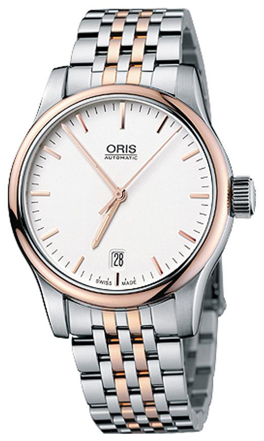 Oris Culture Watches Mens Silver Self winding Automatic 73375784351MB Watch