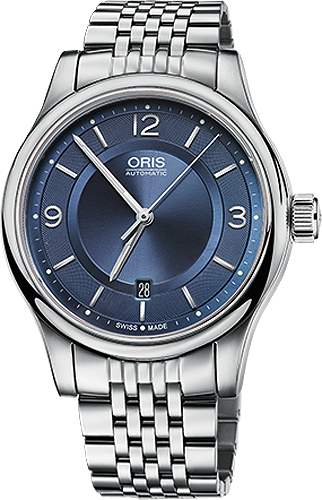 Oris Culture Watches Mens Blue Self winding Automatic 73375944035MB Watch