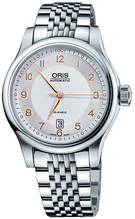 Oris Culture Watches Mens Silver Self winding Automatic 73375944061MB Watch