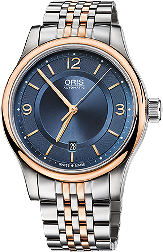 Oris Culture Watches Mens Blue Self winding Automatic 73375944335MB Watch