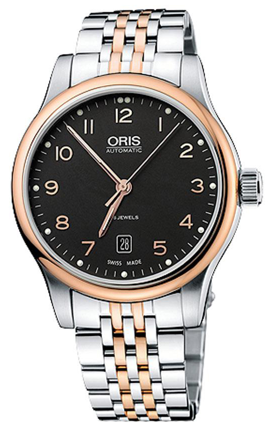 Oris Culture Watches Mens Black Self winding Automatic 73375944394MB Watch