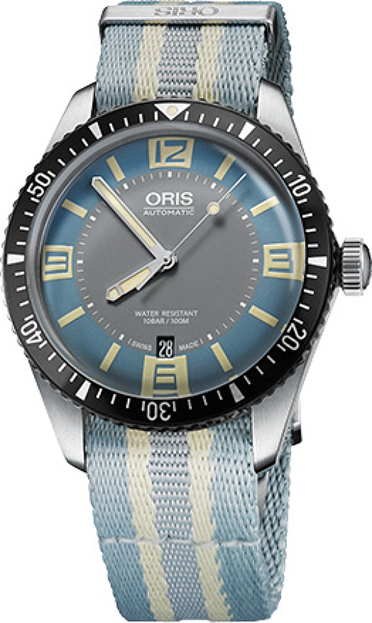 Oris Diving Watches Mens Blue Self winding Automatic 73377074065FS-BLUE Watch