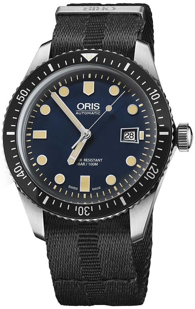 Oris Diving Watches Mens Blue Self winding Automatic 73377204055FS Watch