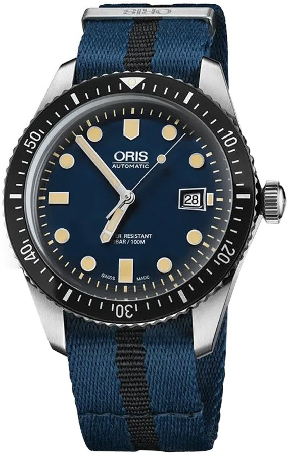 Oris Diving Watches Mens Blue Self winding Automatic 73377204055FS-BLUE Watch