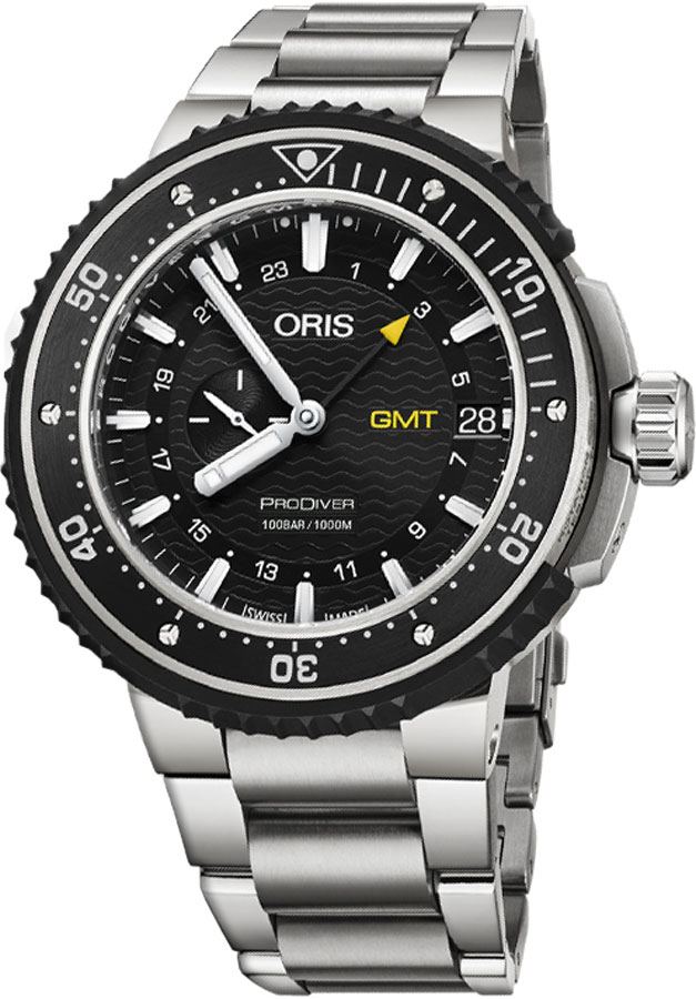 Oris Diving Watches Mens Black Self winding Automatic 74877487154MB Watch