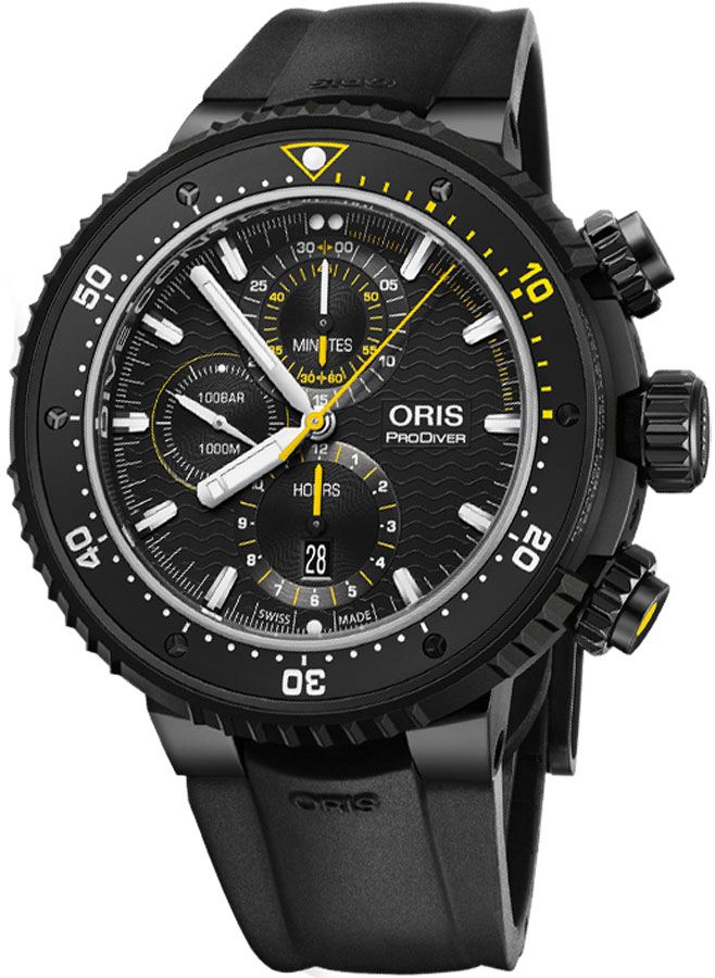 Oris Limited Editions Watches Mens Black Self winding Automatic 77477277784RS Watch