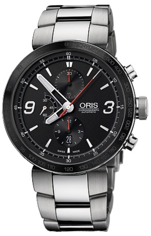 Oris Motor Sport Watches Mens Black Self winding Automatic 67476594174MB Watch