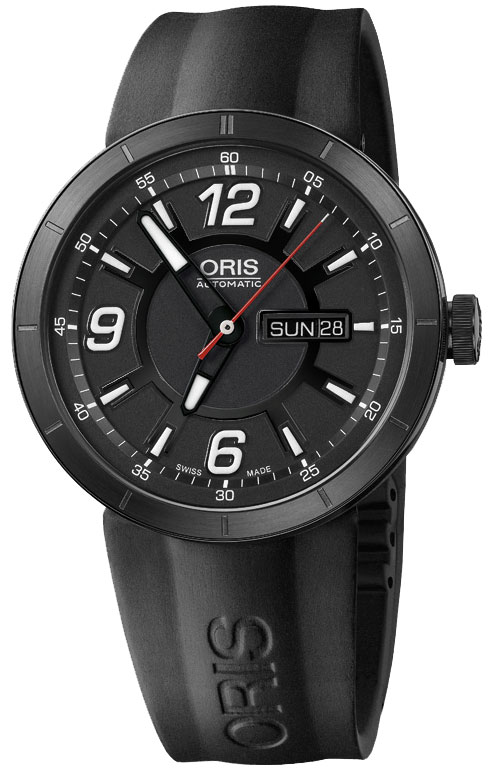 Oris Motor Sport Watches Mens Black Self winding Automatic 73576514764RS Watch